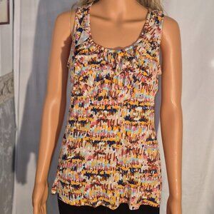 Merona ***stylish sleeveless Rayon top in size small